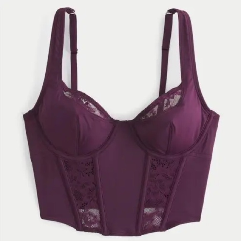 Hollister Purple Corset